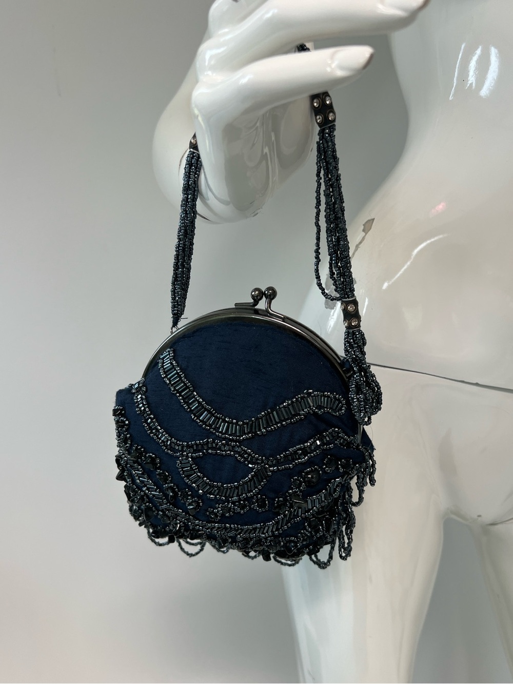 Florence+Fred Beaded Sequin Evening  Purse Bag Clutch Wedding